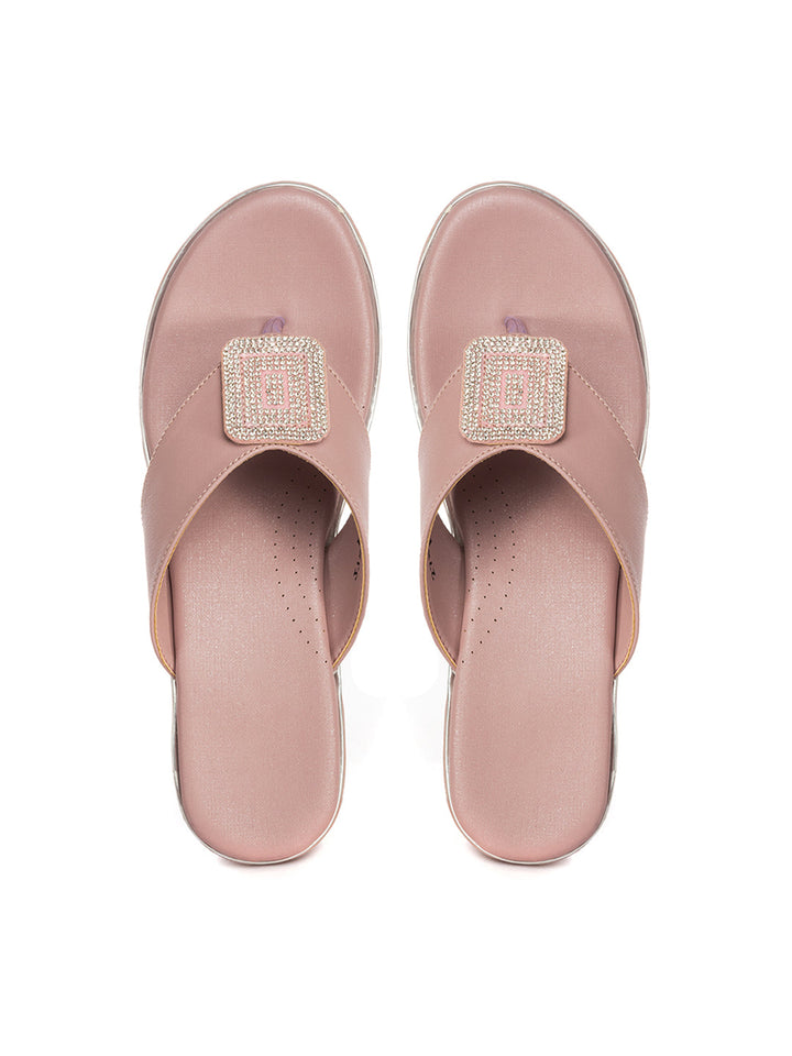 KHADIM Cleo Wedge Heel Slip On Sandal for Women