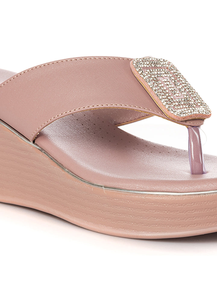 KHADIM Cleo Wedge Heel Slip On Sandal for Women