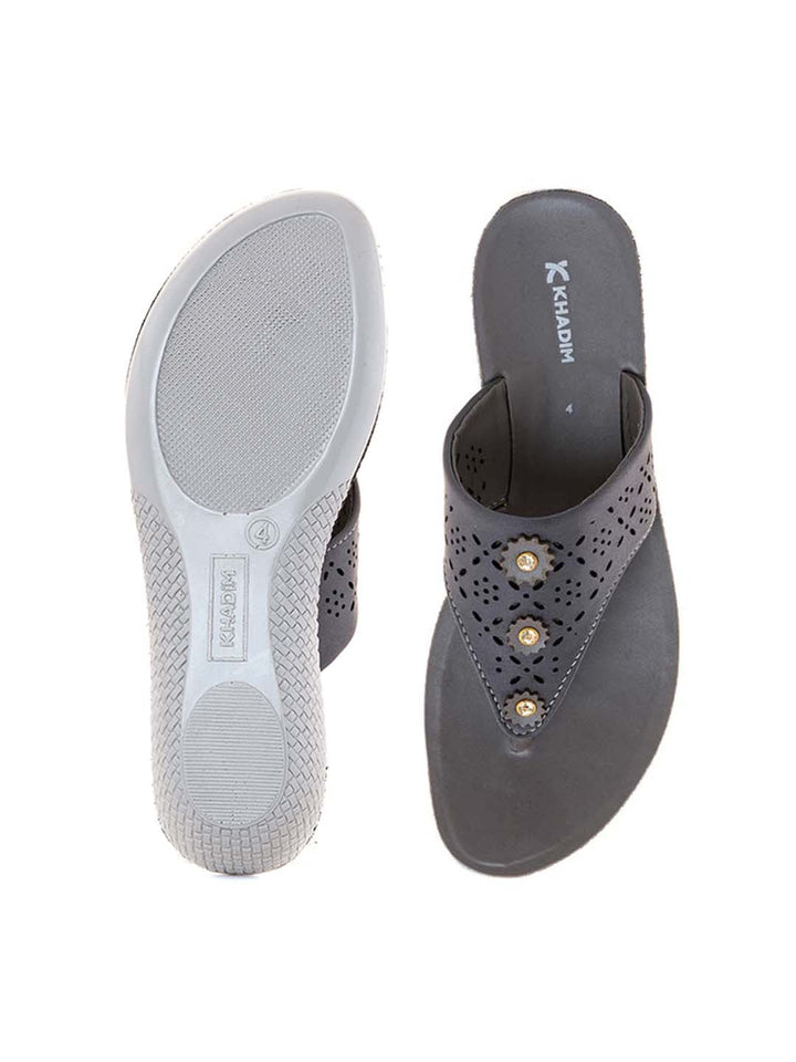 Khadim Flat Slip On Sandal for Women