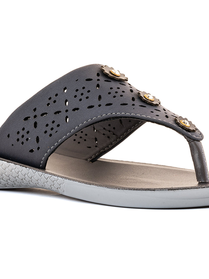 Khadim Flat Slip On Sandal for Women