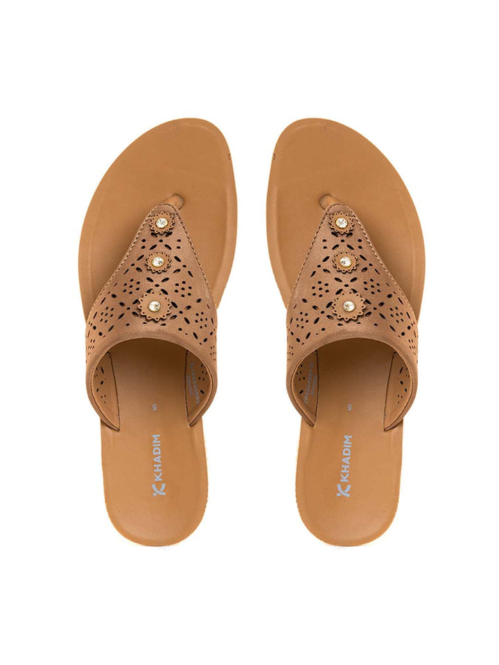 Khadim Flat Slip On Sandal for Women