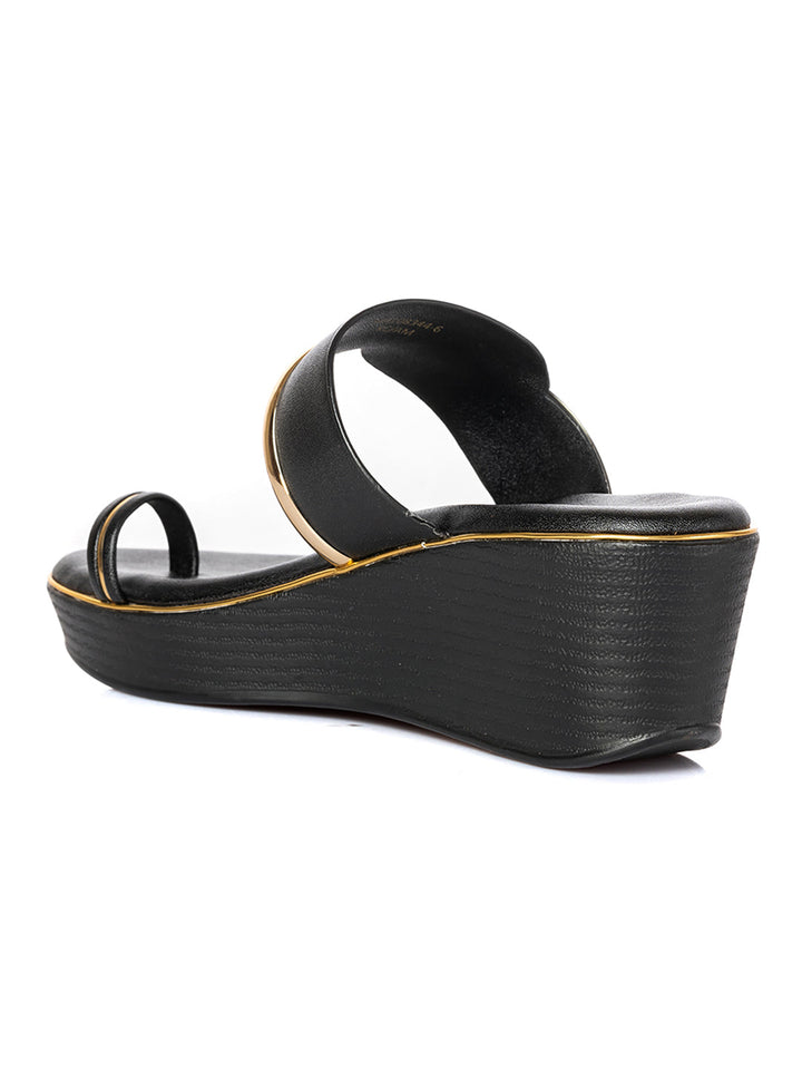 KHADIM Cleo Wedge Heel Slip On Sandal for Women
