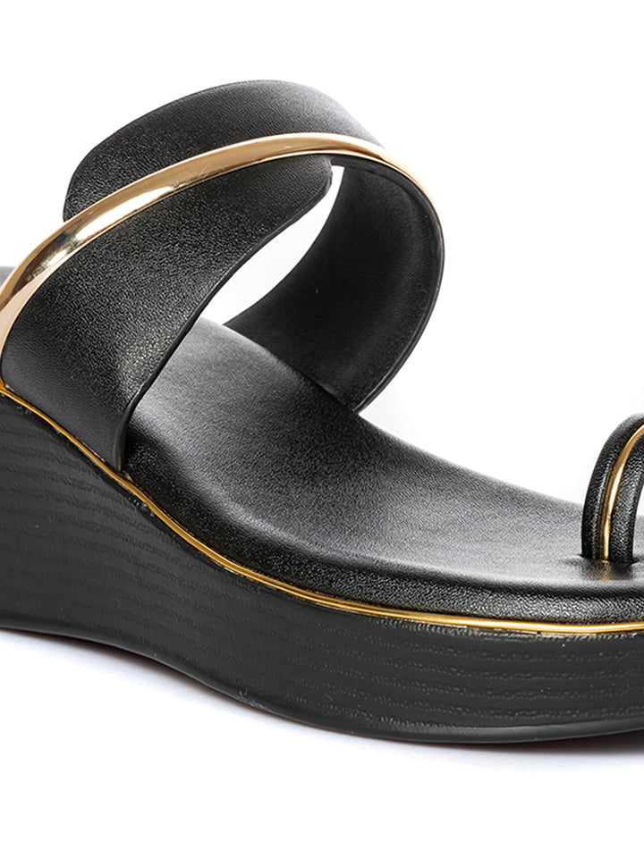 KHADIM Cleo Wedge Heel Slip On Sandal for Women