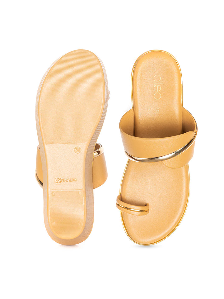 KHADIM Cleo Wedge Heel Slip On Sandal for Women