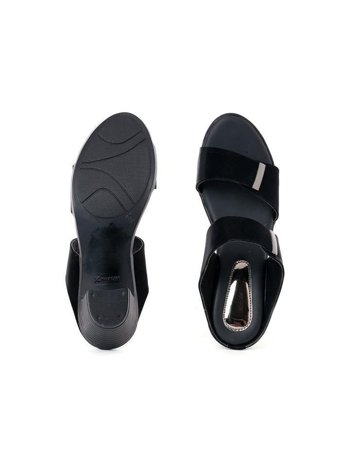 Khadim Cleo Block Heel Mule Slip On Sandal for Women