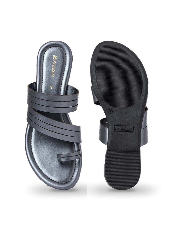 Khadim Flat Slip On Sandal for Women