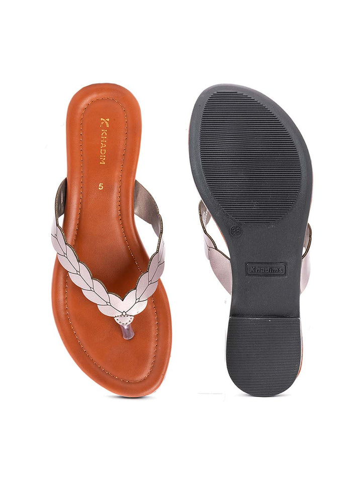 Khadim Flat Slip On Sandal for Women