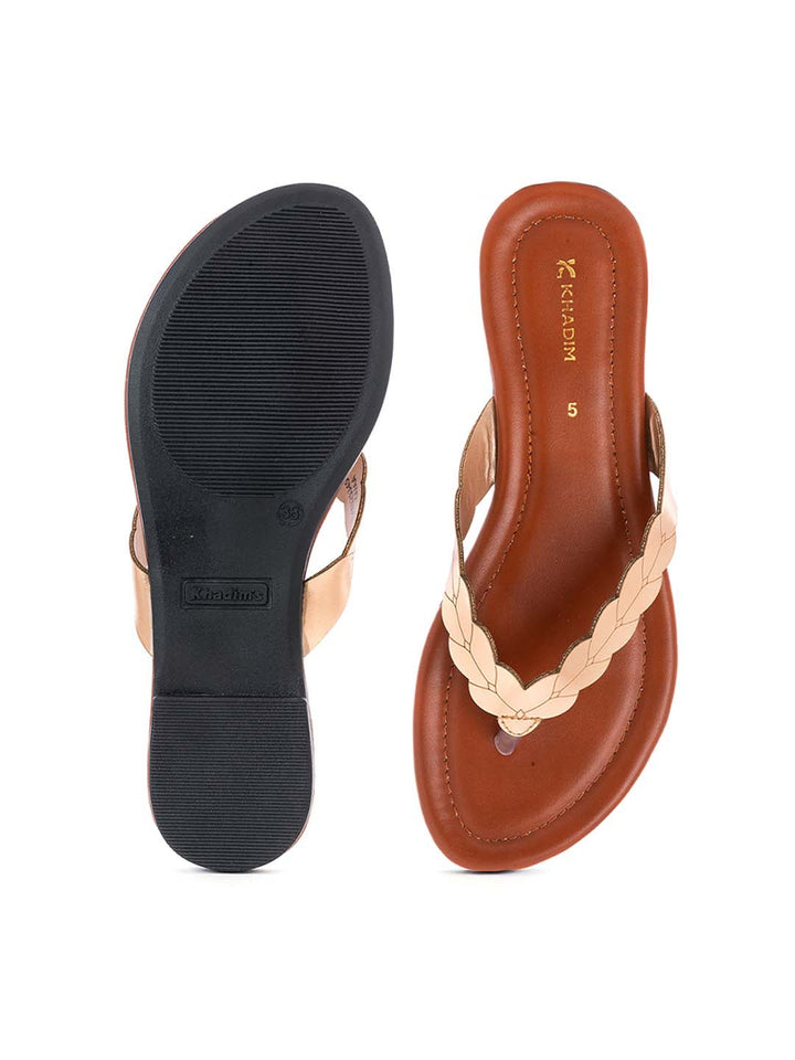 Khadim Flat Slip On Sandal for Women