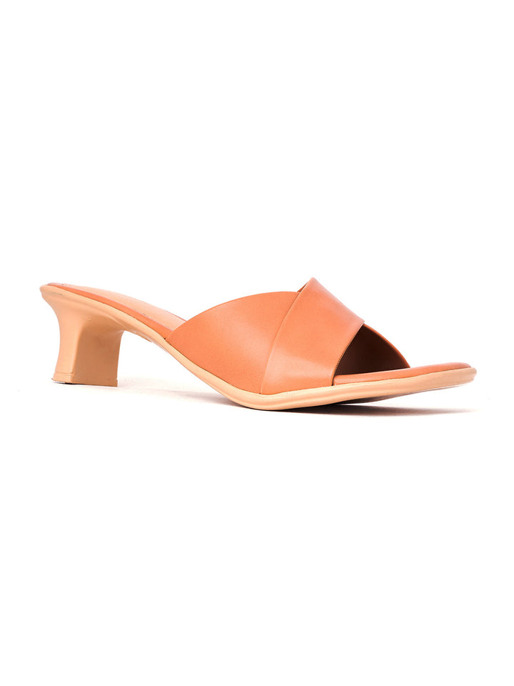 Khadim French Heel Mule Slip On Sandal for Women