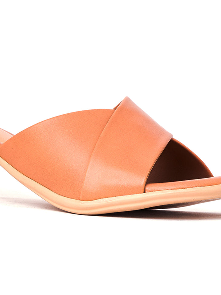 Khadim French Heel Mule Slip On Sandal for Women
