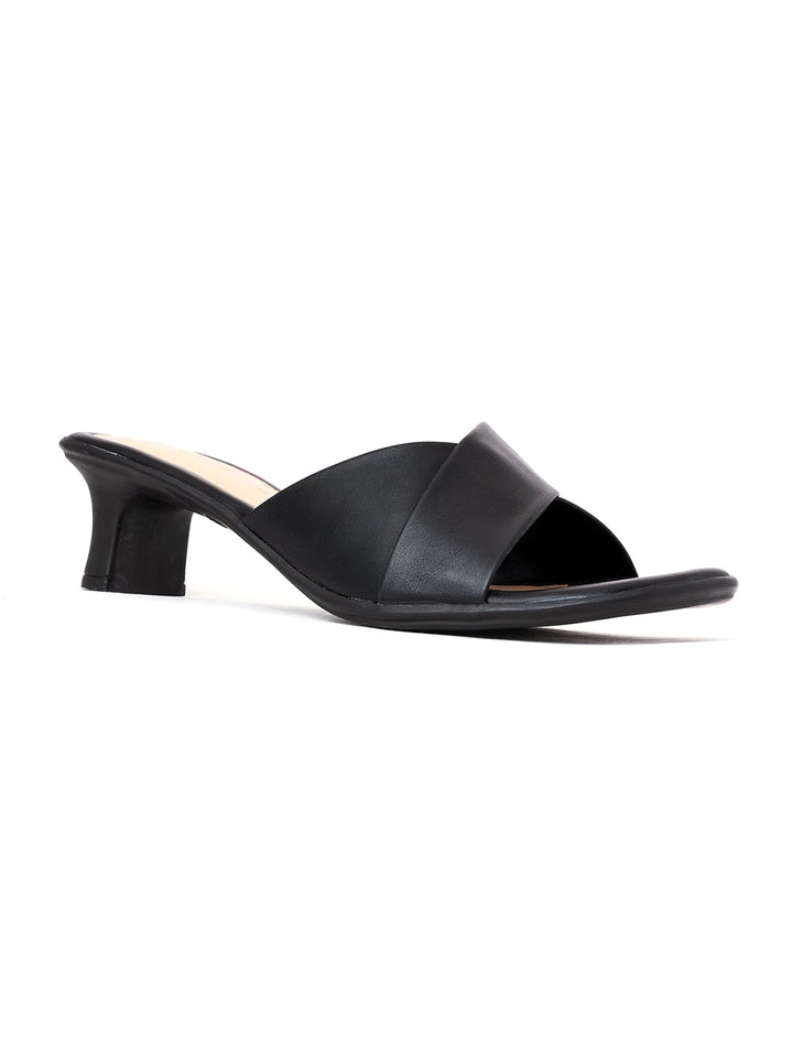 Khadim French Heel Mule Slip On Sandal for Women