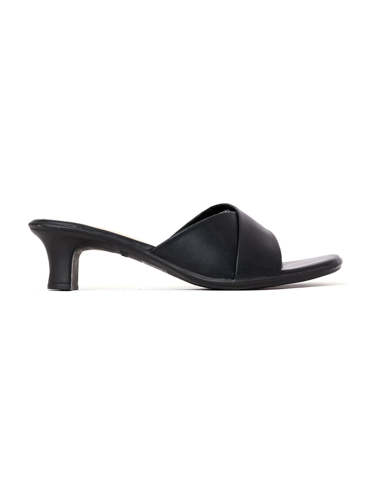 Khadim French Heel Mule Slip On Sandal for Women