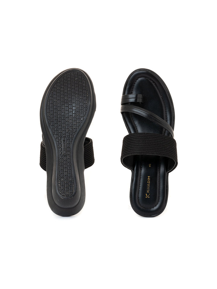Khadim Wedge Heel Slip On Sandal for Women