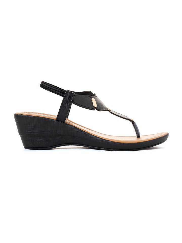 Khadim Wedge Heel Slingback Sandal for Women