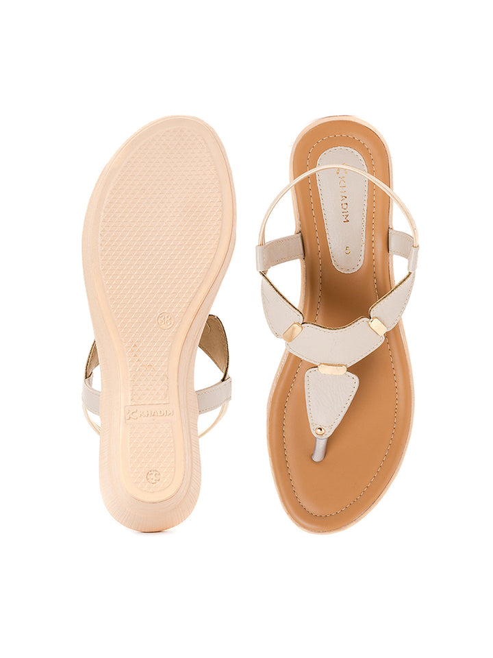 Khadim Wedge Heel Slingback Sandal for Women