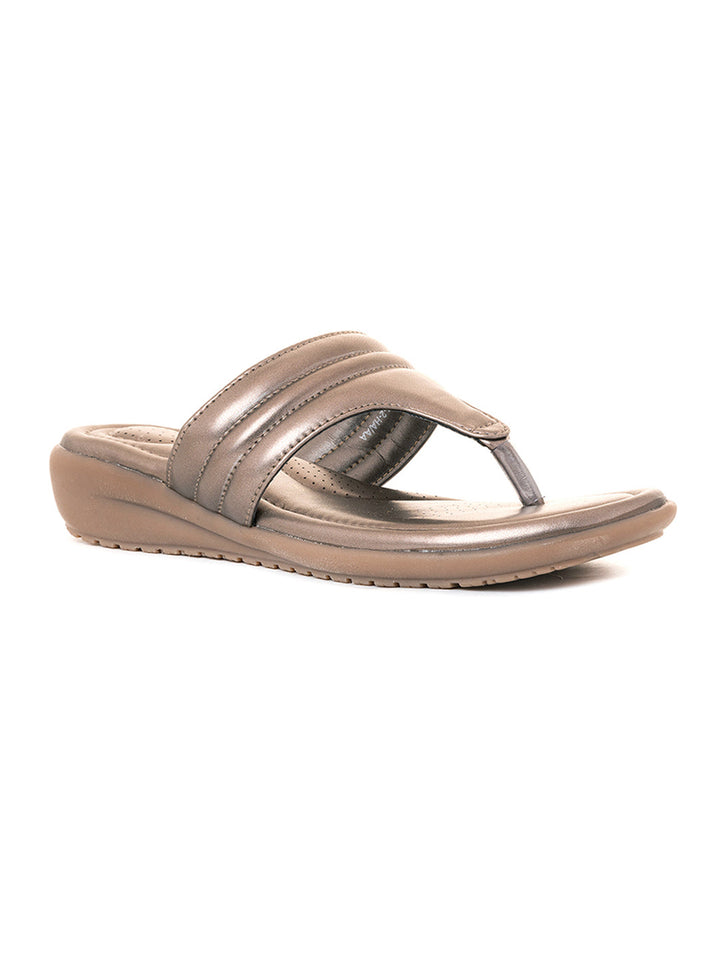 Khadim Softouch Wedge Heel Slip On Sandal for Women