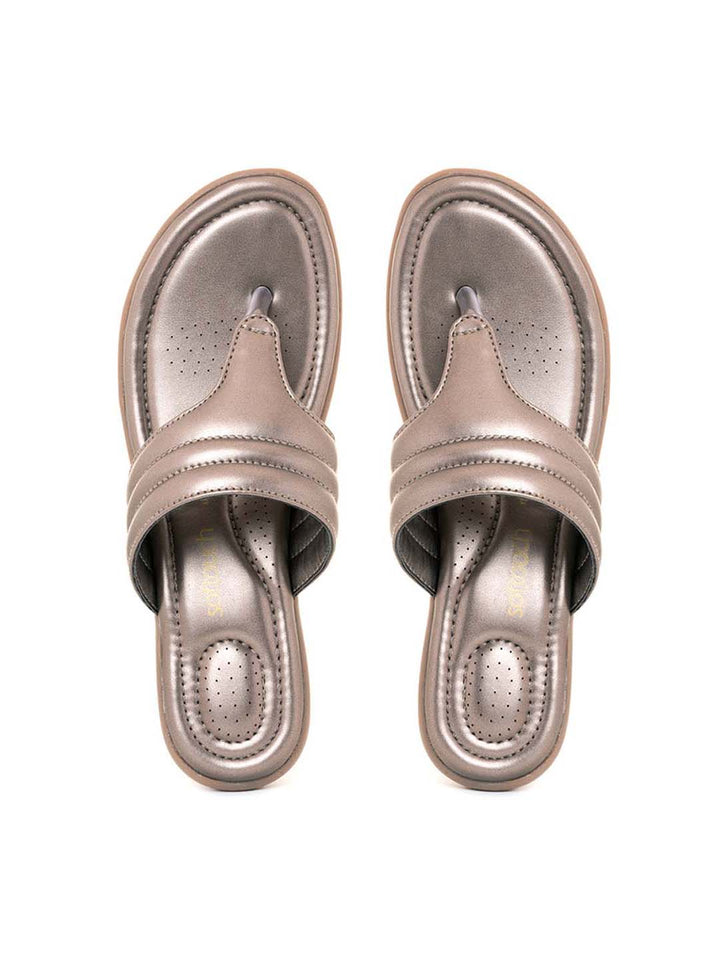 Khadim Softouch Wedge Heel Slip On Sandal for Women
