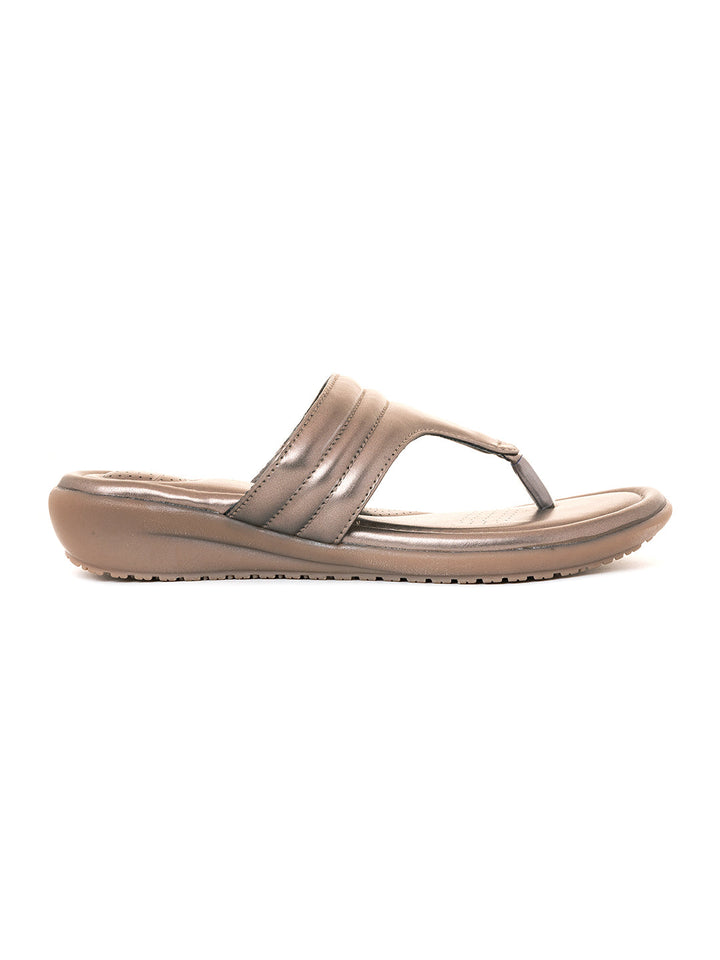 Khadim Softouch Wedge Heel Slip On Sandal for Women