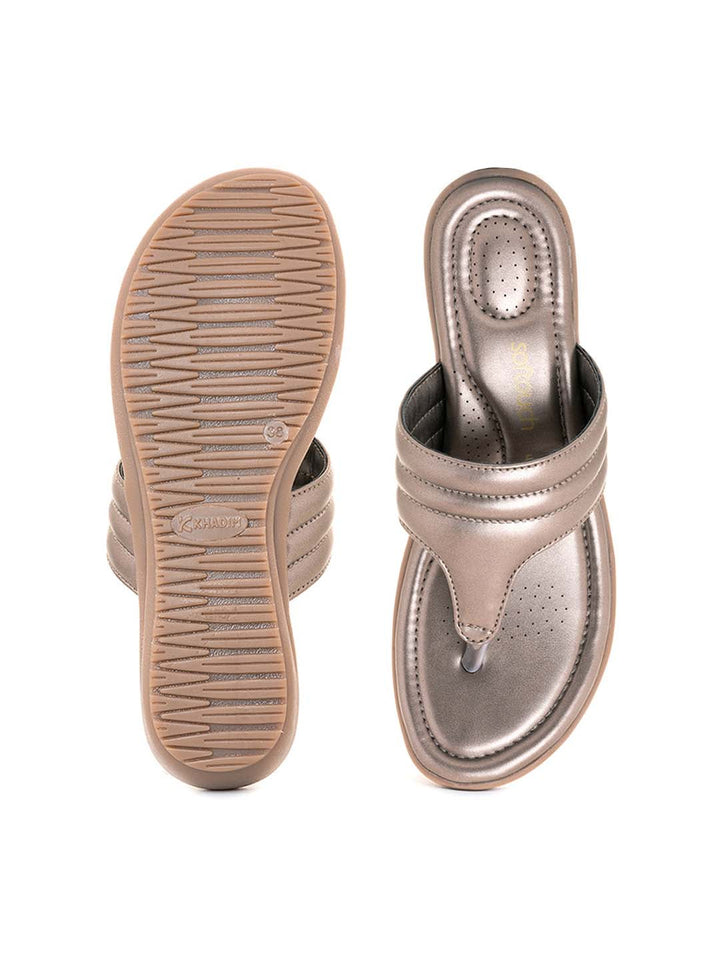 Khadim Softouch Wedge Heel Slip On Sandal for Women