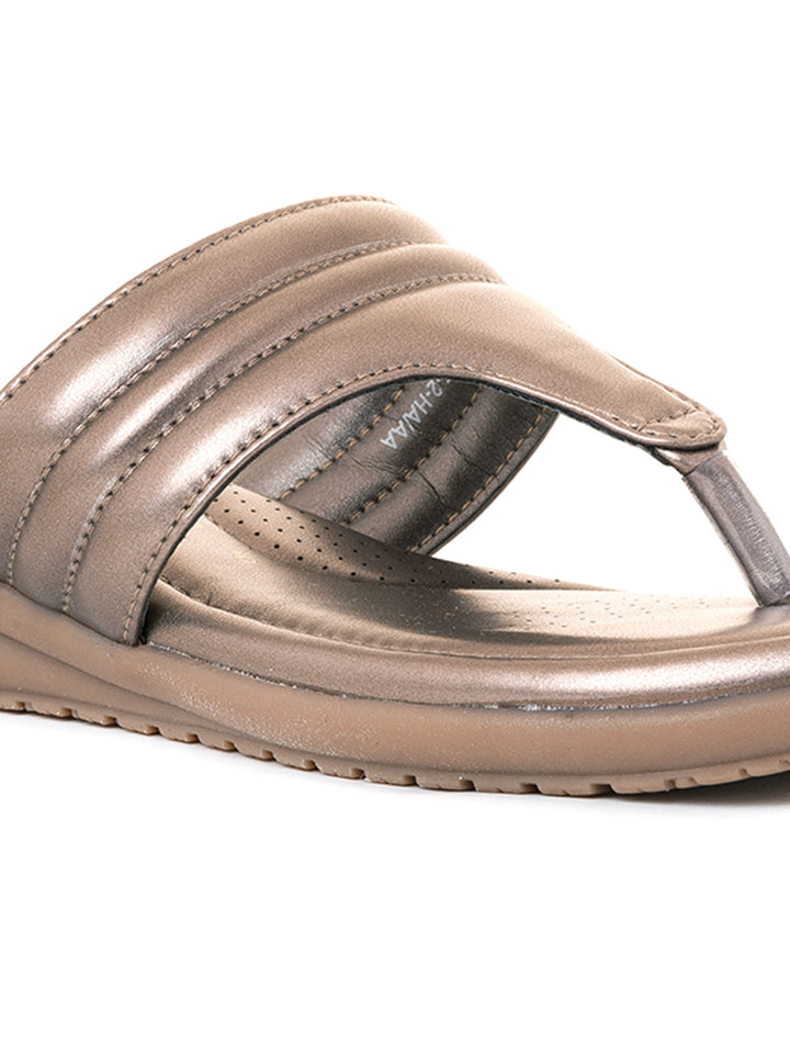 Khadim Softouch Wedge Heel Slip On Sandal for Women
