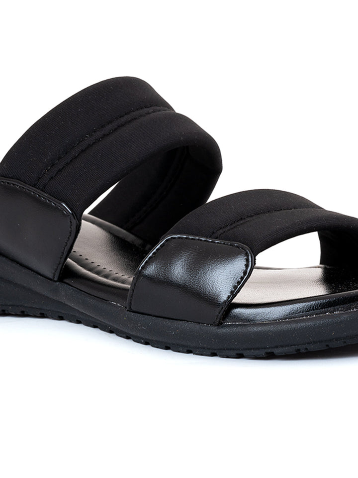 Khadim Softouch Wedge Heel Mule Slip On Sandal for Women