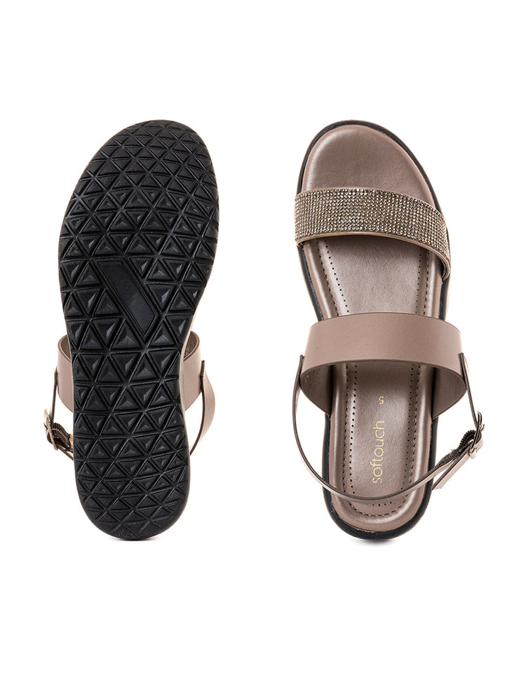 Khadim Softouch Wedge Heel Sandal for Women