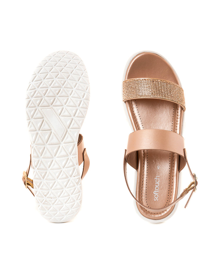 Khadim Softouch Wedge Heel Sandal for Women