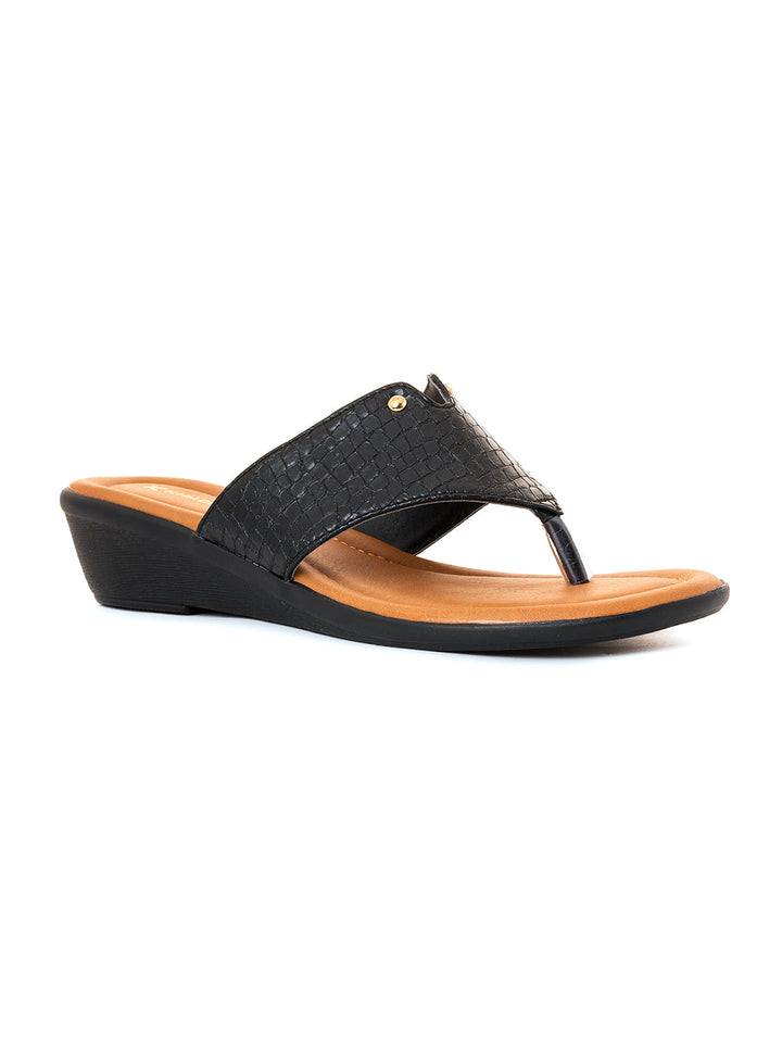 Khadim Wedge Heel Slip On Sandal for Women