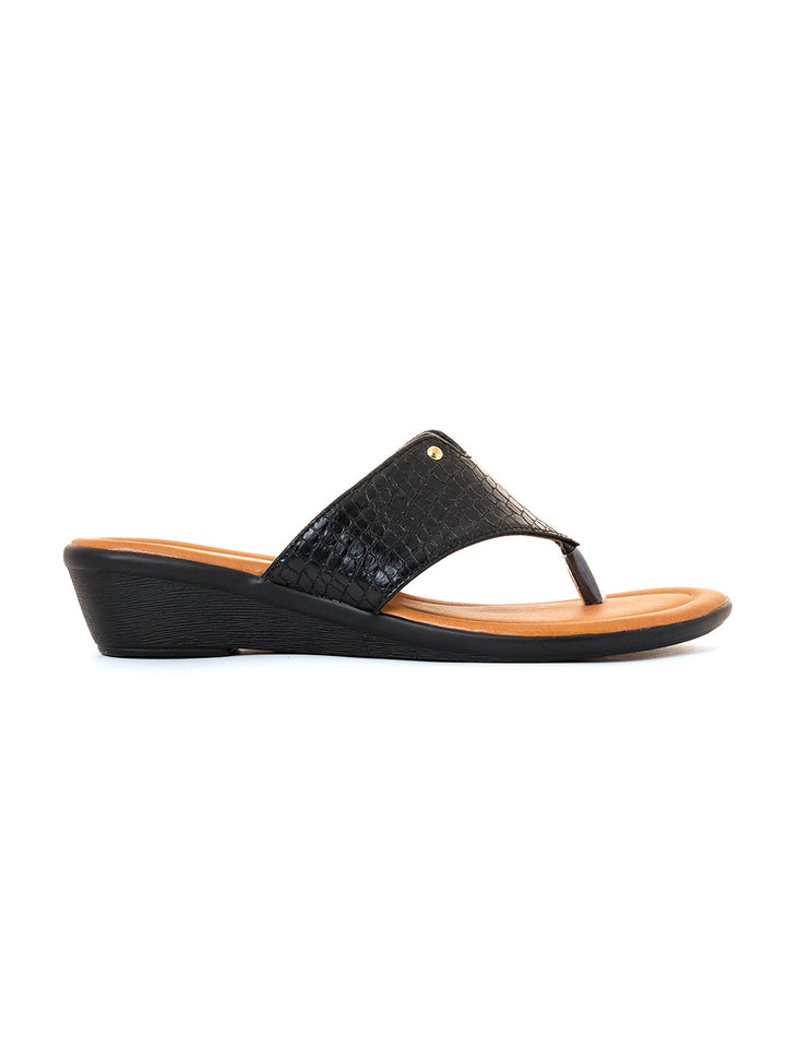 Khadim Wedge Heel Slip On Sandal for Women