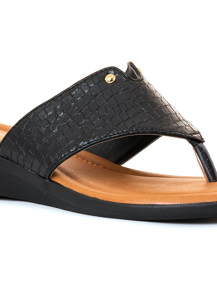 Khadim Wedge Heel Slip On Sandal for Women