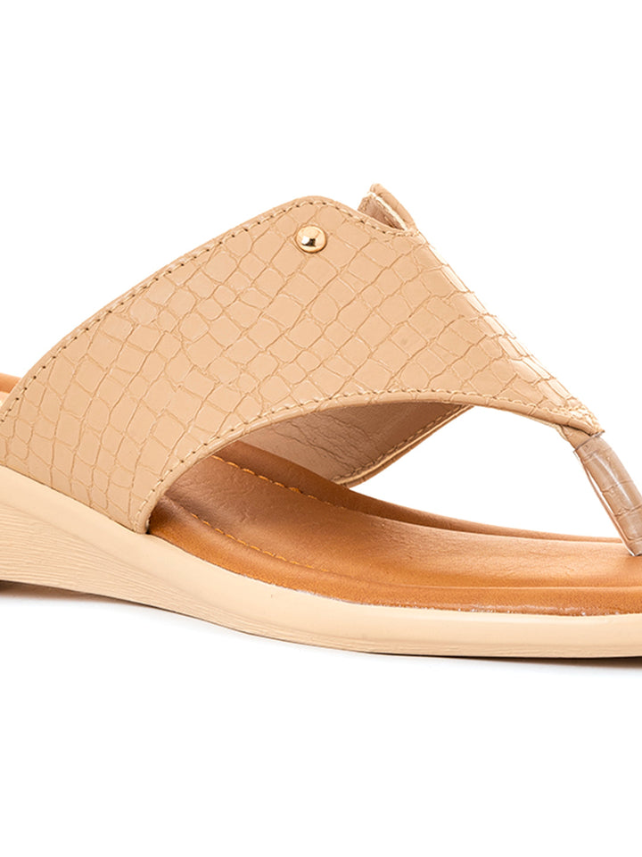 Khadim Wedge Heel Slip On Sandal for Women