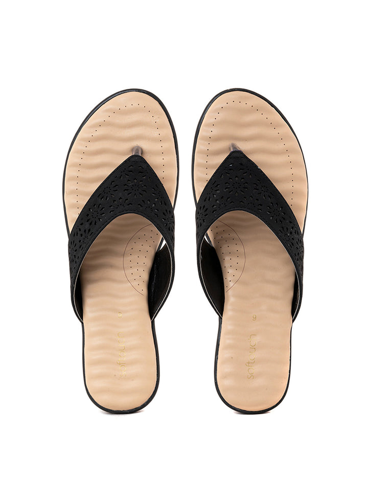 Khadim Softouch Flat Slip On Sandal for Women