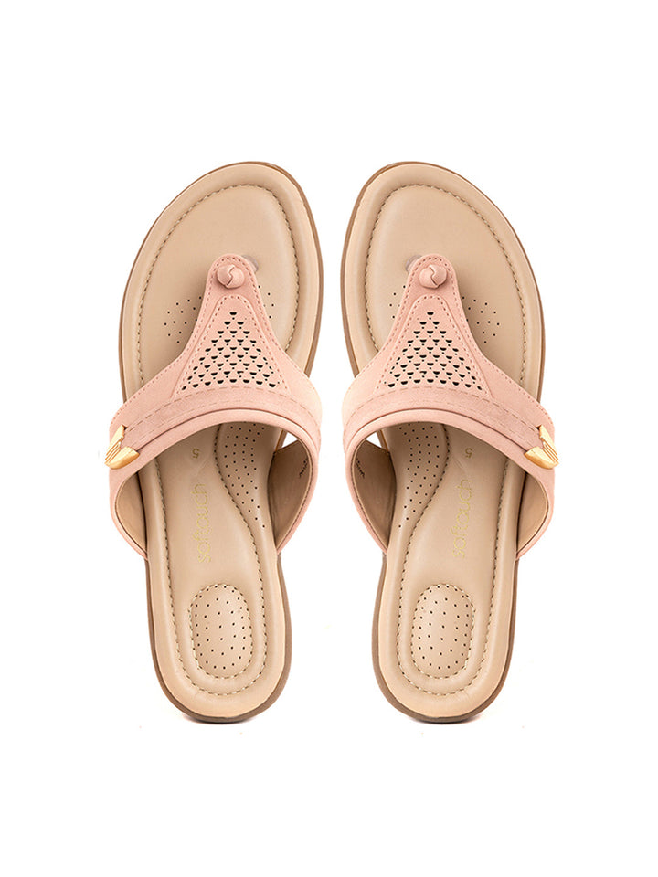 Khadim Softouch Wedge Heel Slip On Sandal for Women