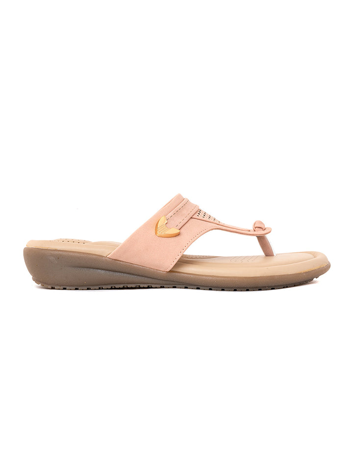 Khadim Softouch Wedge Heel Slip On Sandal for Women