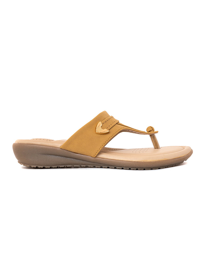 Khadim Softouch Wedge Heel Slip On Sandal for Women