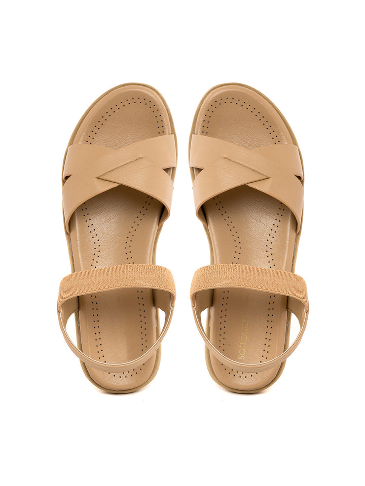 Khadim Softouch Platform Heel Slingback Sandal for Women