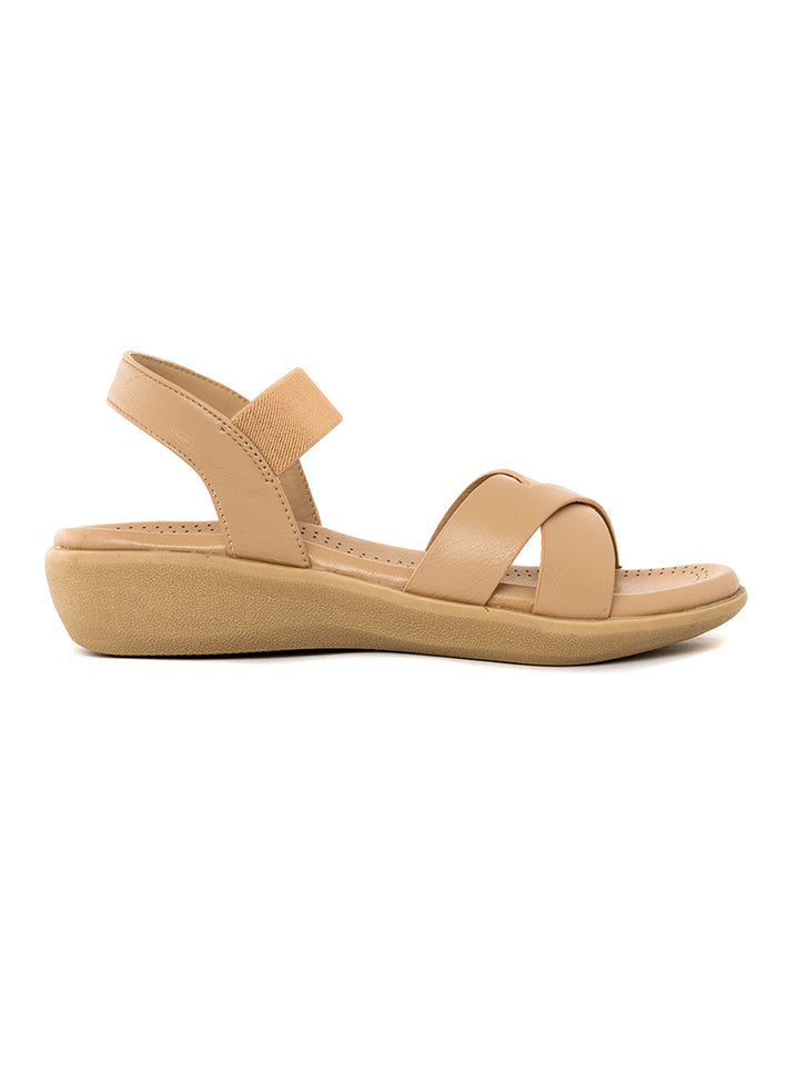 Khadim Softouch Platform Heel Slingback Sandal for Women