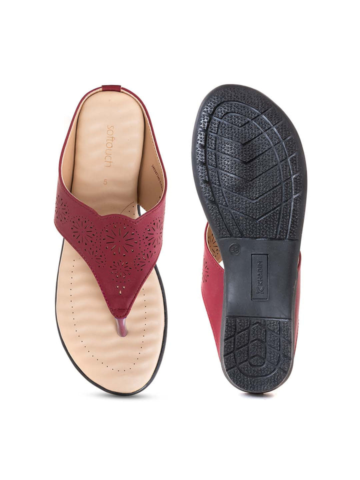 Khadim Softouch Flat Slip On Sandal for Women