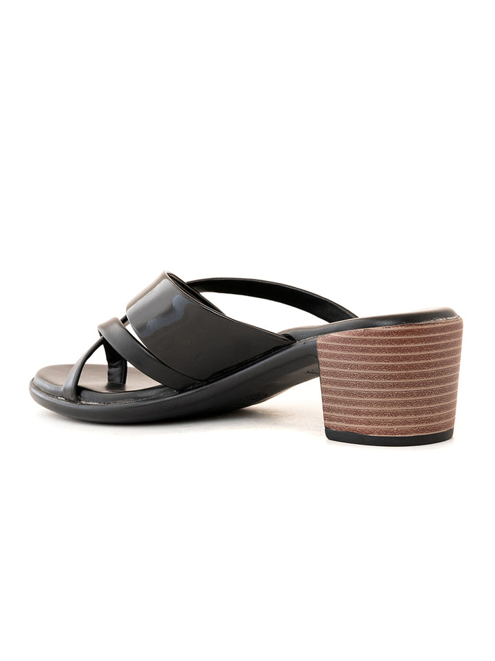 Khadim Sharon Block Heel Slip On Sandal for Women