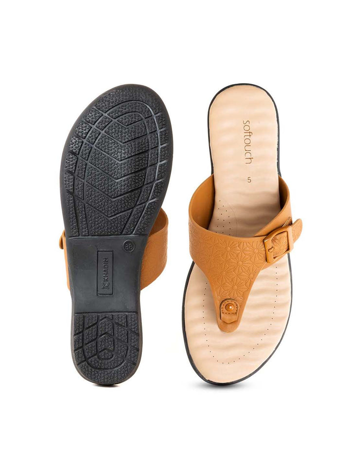 Khadim Softouch Flat Slip On Sandal for Women