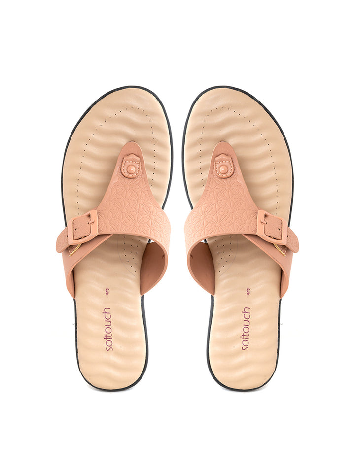 Khadim Softouch Flat Slip On Sandal for Women