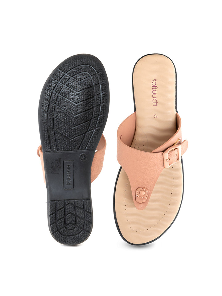 Khadim Softouch Flat Slip On Sandal for Women