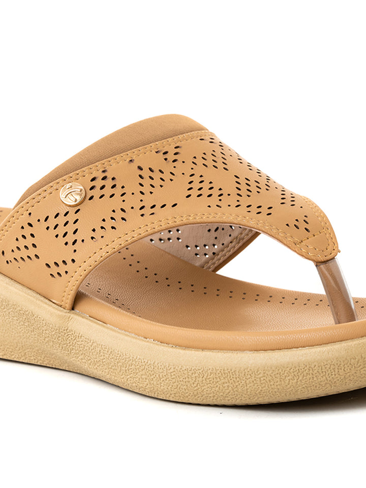 Khadim Softouch Platform Heel Slip On Sandal for Women