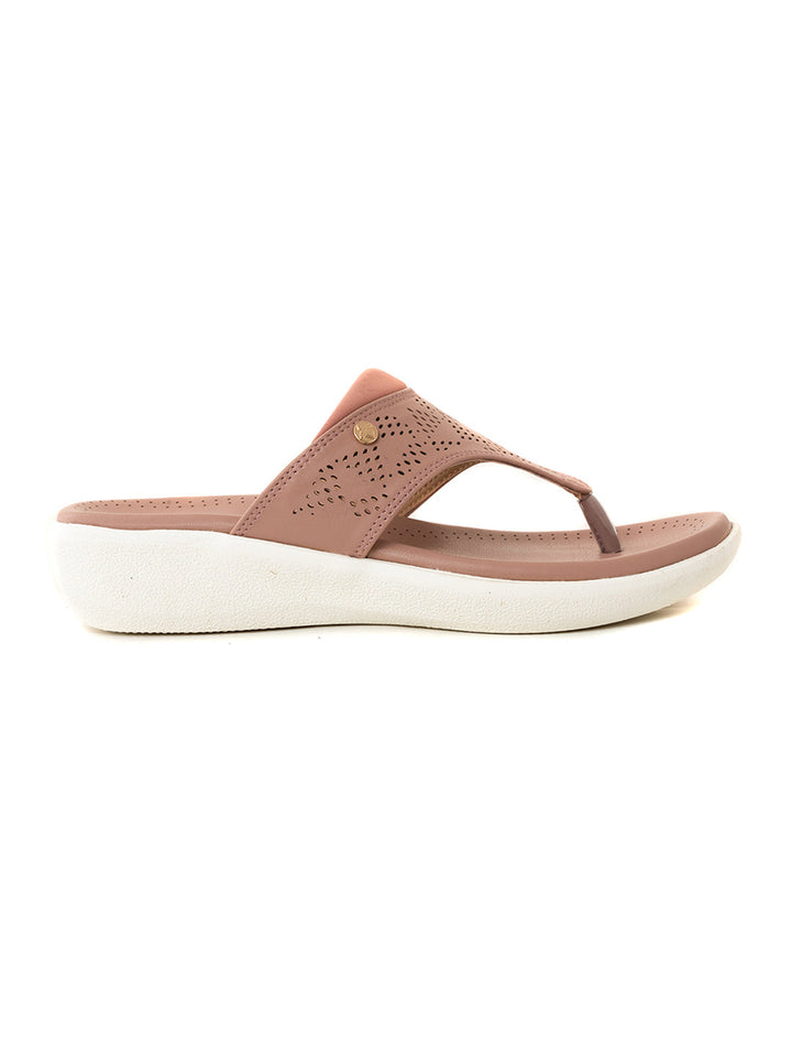Khadim Softouch Platform Heel Slip On Sandal for Women
