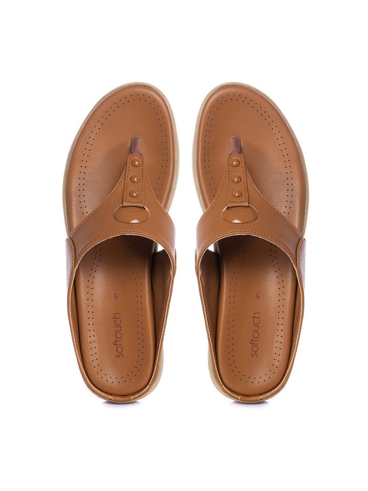 KHADIM Softouch Wedge Heel Slip On Sandal for Women