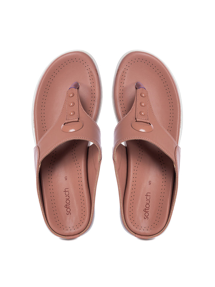KHADIM Softouch Wedge Heel Slip On Sandal for Women