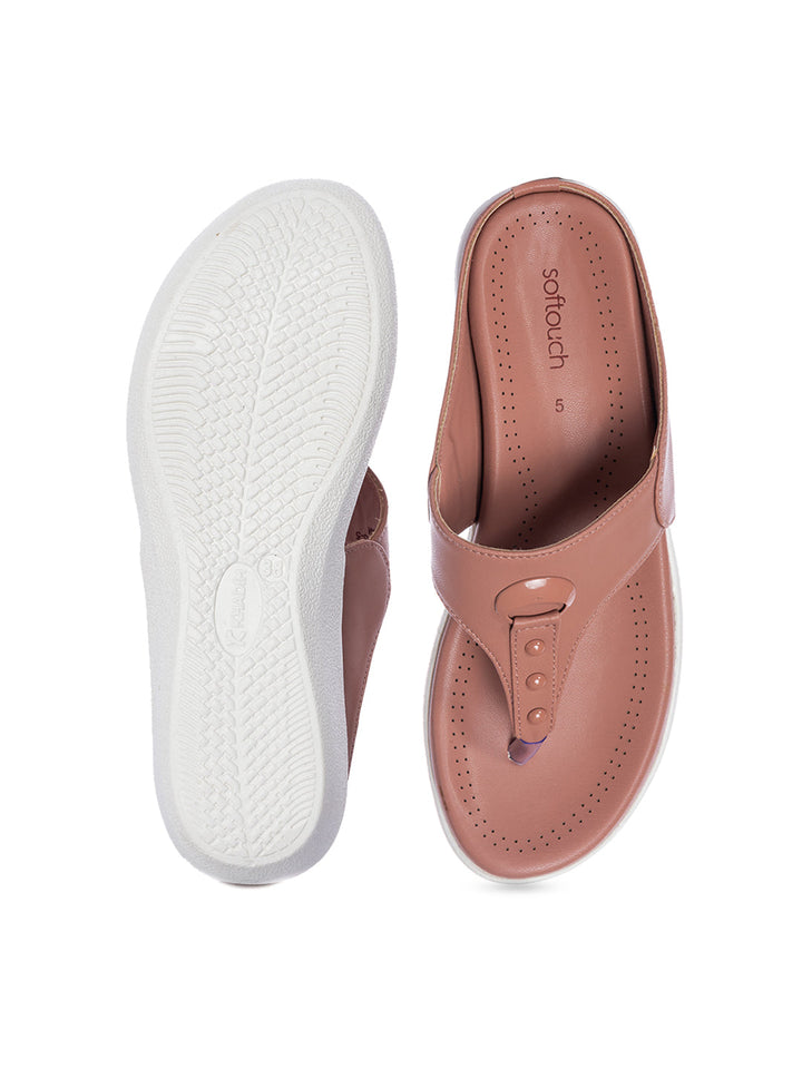 KHADIM Softouch Wedge Heel Slip On Sandal for Women