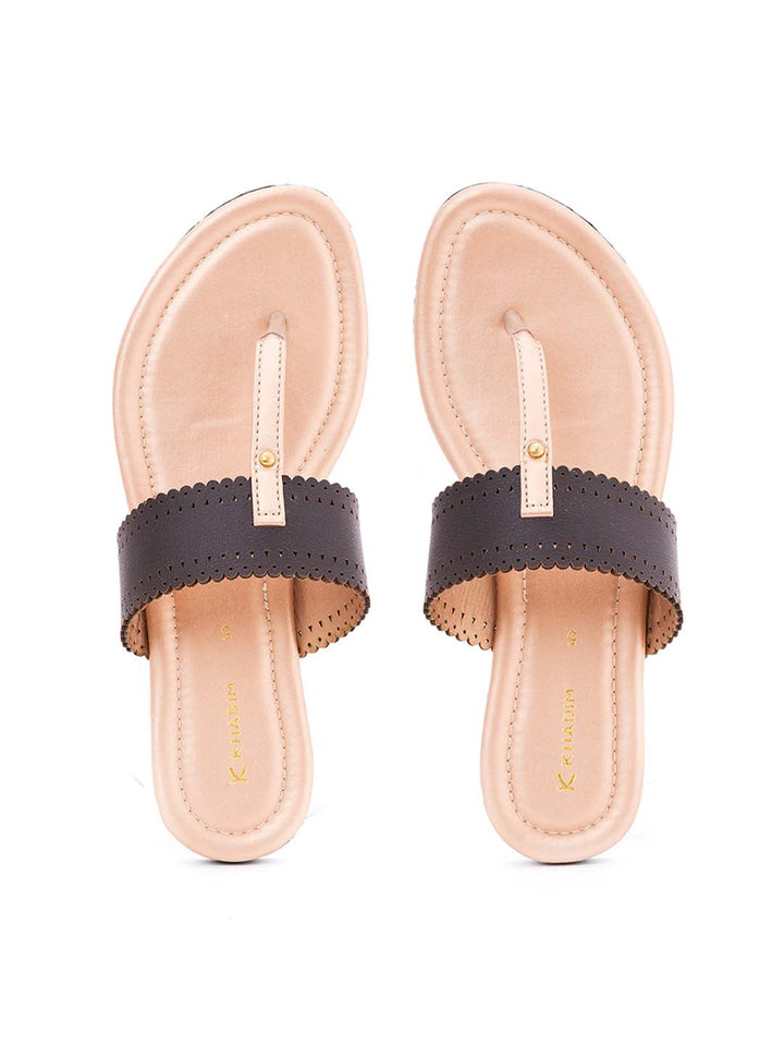 Khadim Flat Slip On Sandal for Women