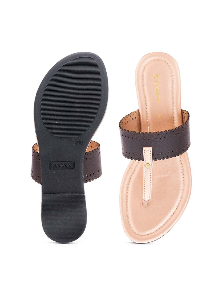 Khadim Flat Slip On Sandal for Women