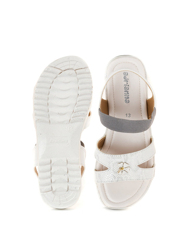 Khadim Adrianna Platform Heel Slingback Sandal for Girls - 4.5-12 yrs